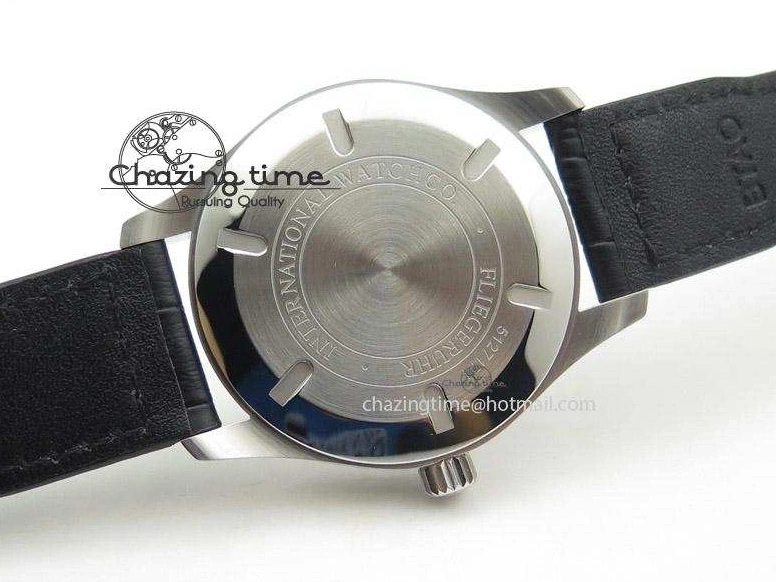 MIROTIME 0416 Mark XVII 1:1 MK Maker Best Edition SS Black Dial On Black Leather Strap A Sporty 7372